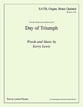 Day of Triumph (organ and brass) SATB choral sheet music cover